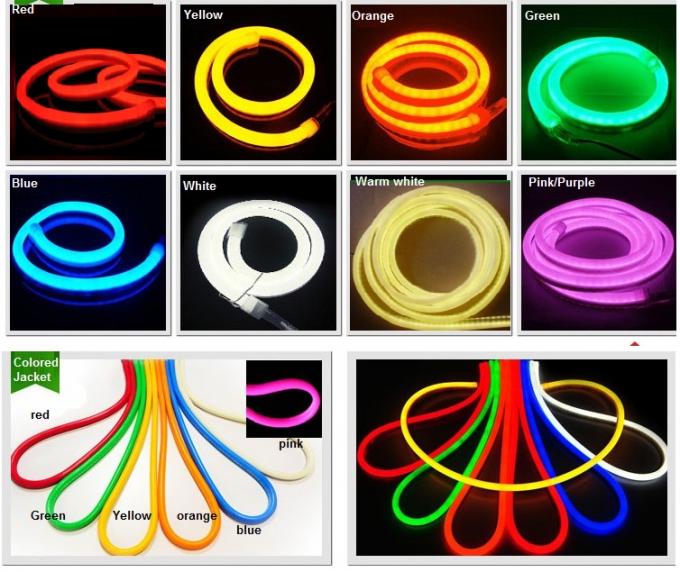 low voltage DC 12V warm white led neon flex rope light 16x16mm square